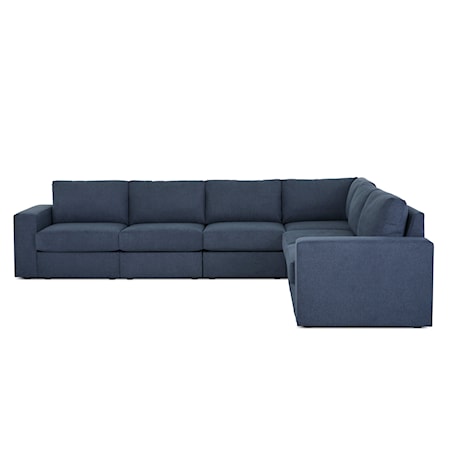 Standard-Arm 6-Seat Sectional Sofa