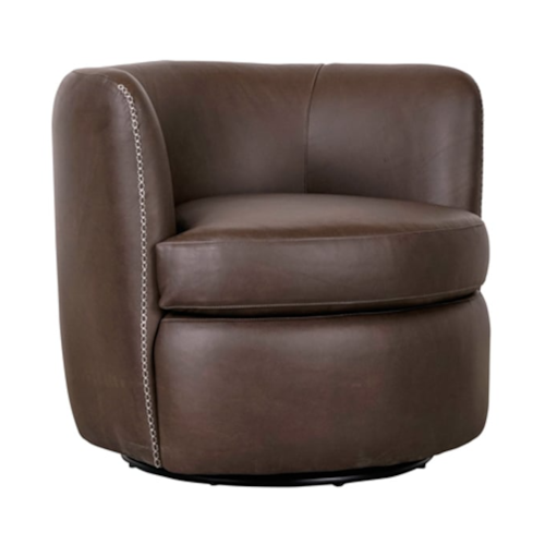 Barrel Back Swivel Accent Chair