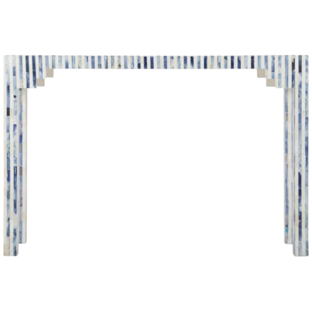 Bone Inlay Console - Blue