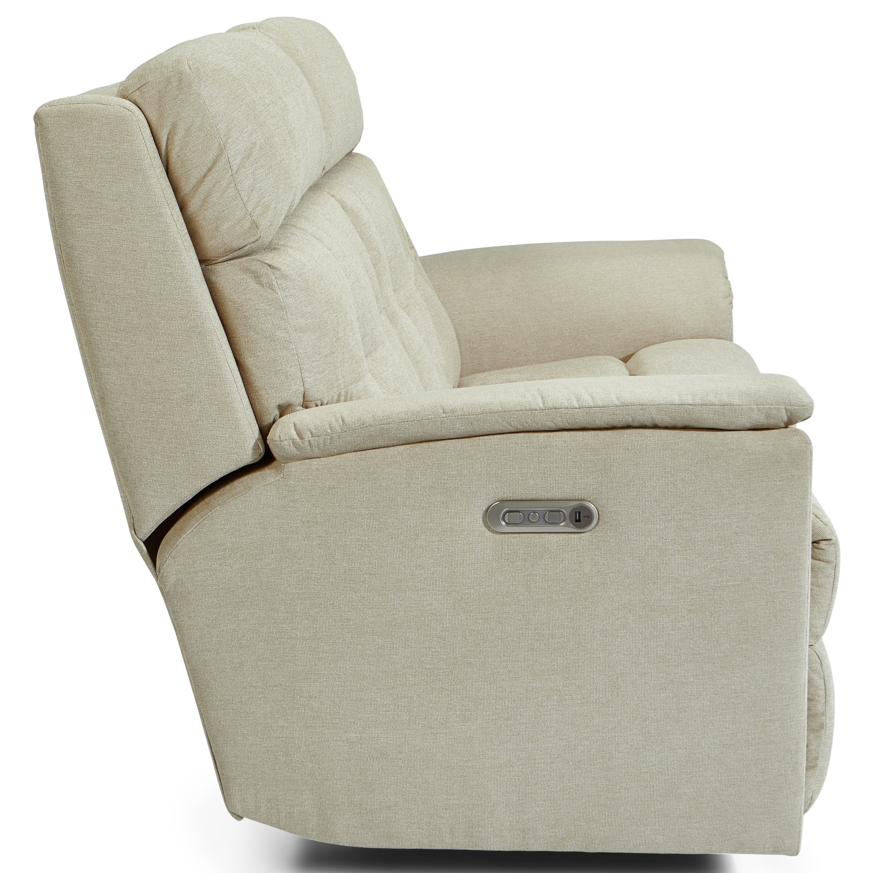 Flexsteel Mason Pwr Rcl Loveseat w/ Pwr Headrest