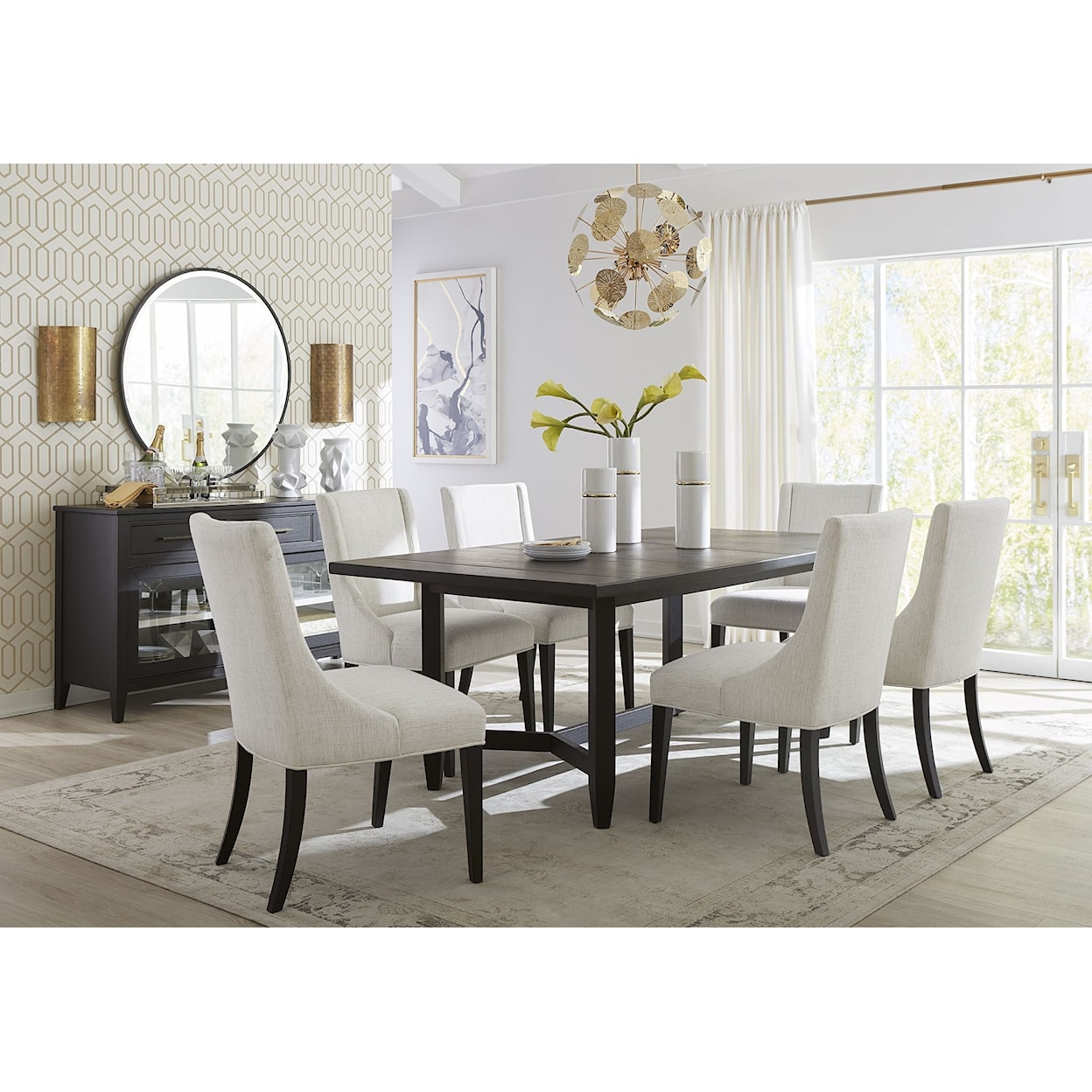 Aspenhome Camden 8-Piece Dining Room Set