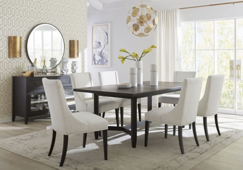 Transitional 8-Piece Dining Room Set