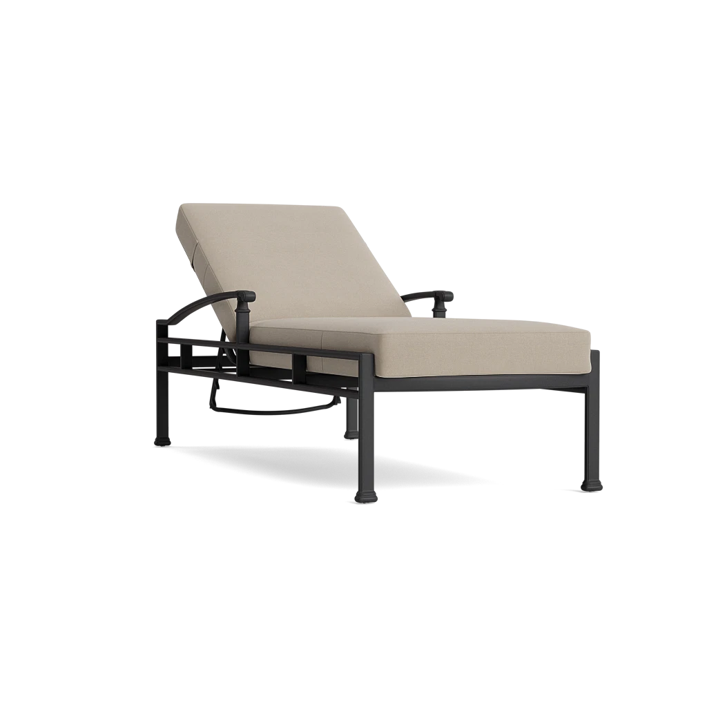 Adjustable Cushioned Chaise Lounge