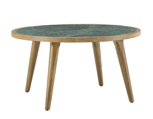 Mid-Century Modern Sintered Stone Cocktail Table