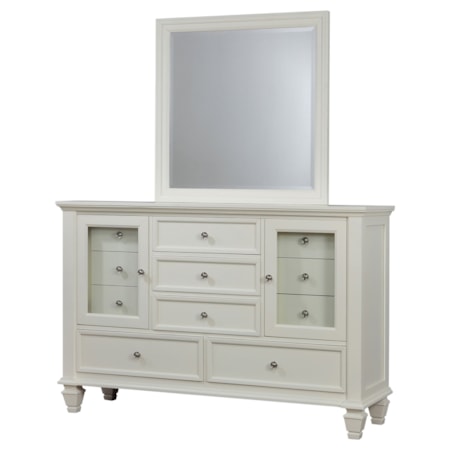 11-drawer Dresser w/ Mirror