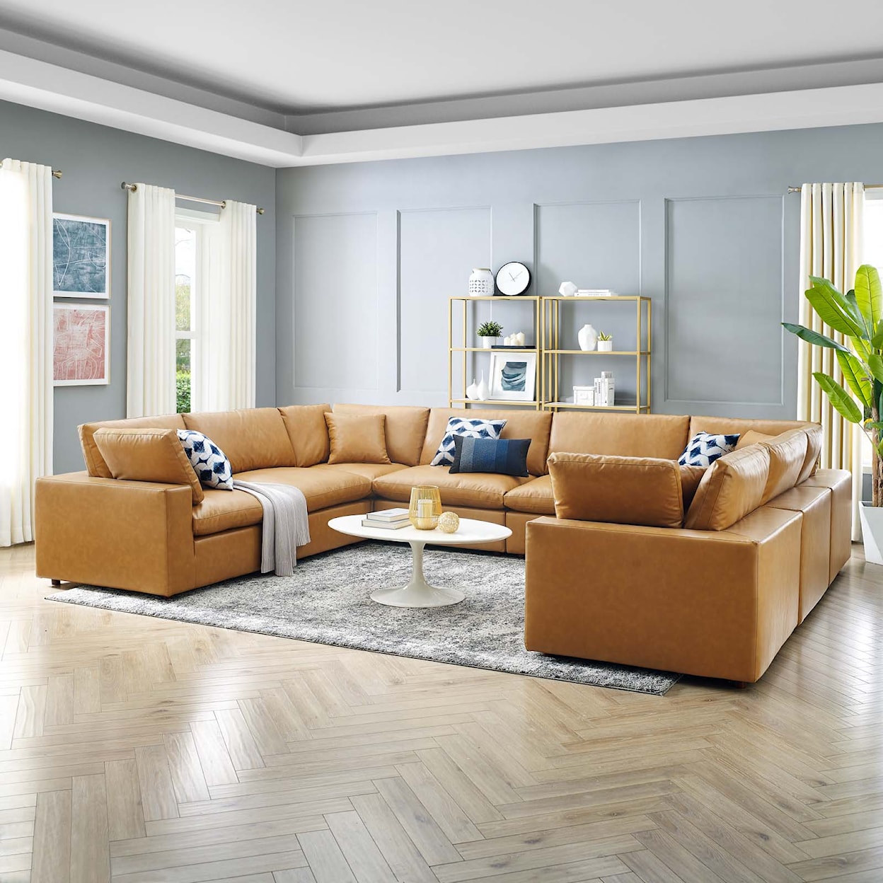 Modway Commix 8-Piece Sectional Sofa