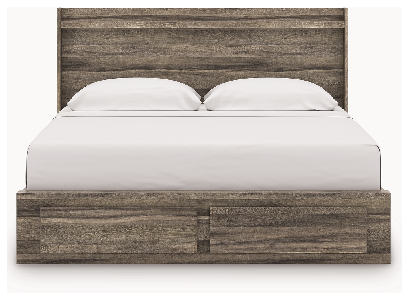 King Panel Storage Bed