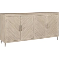 Transitional Sideboard with AC Outlets