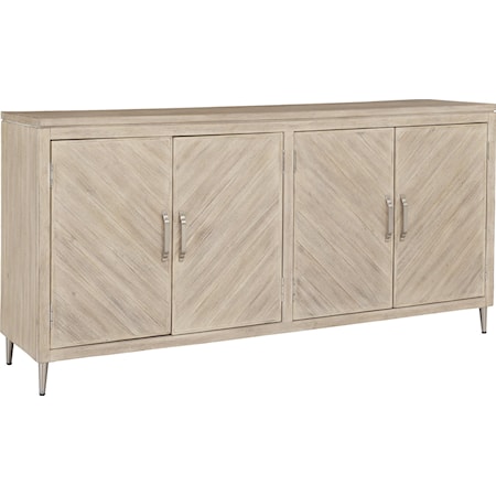 Transitional Sideboard with AC Outlets