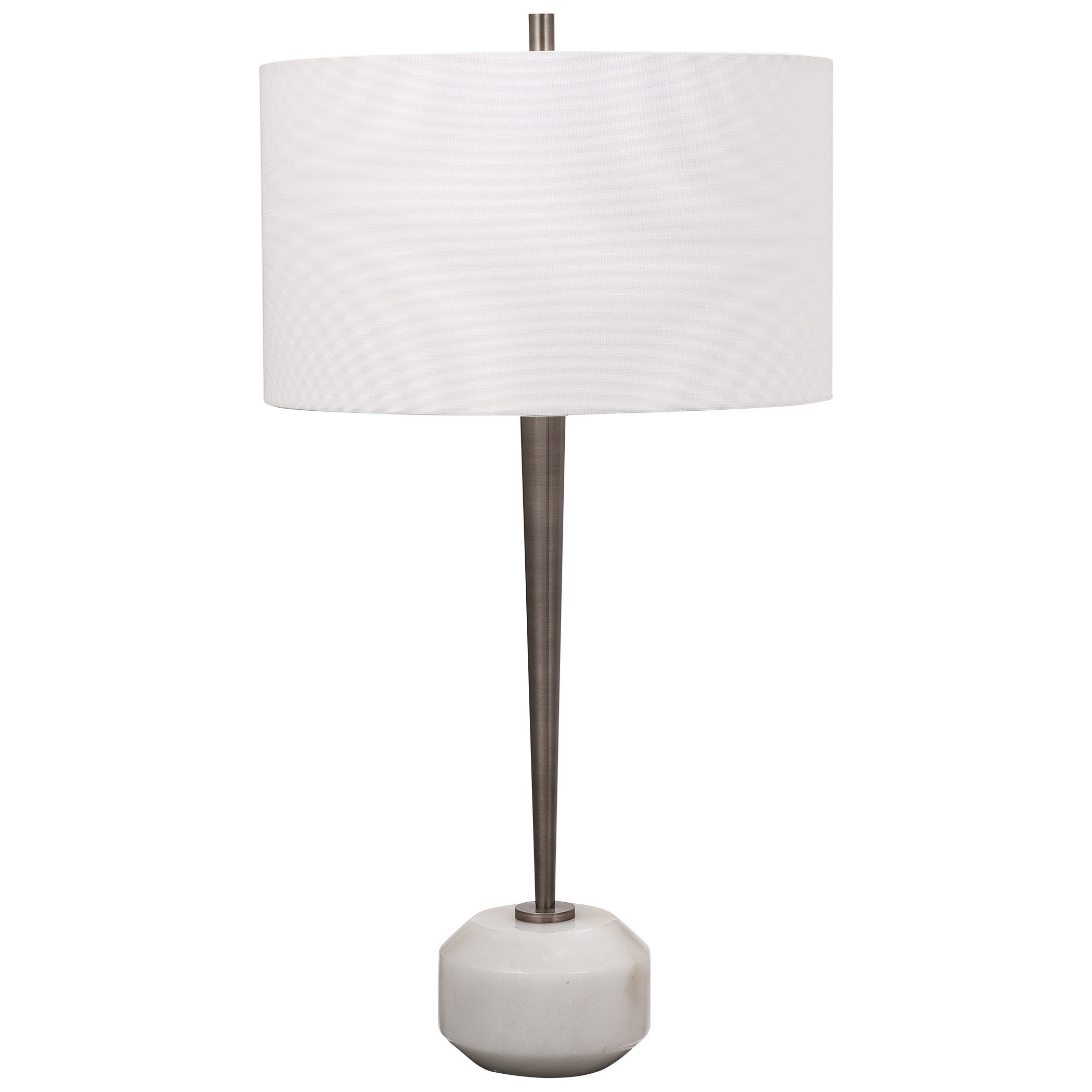 Uttermost Table Lamps White Crackle Table Lamp