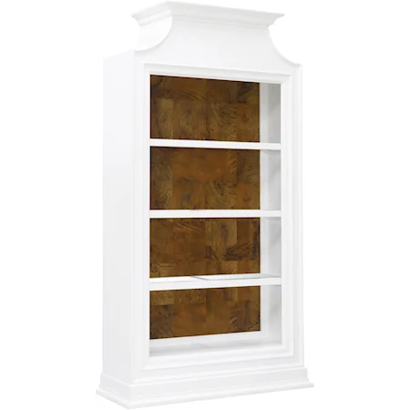 Transitional 3-Shelf Accent Bookcase