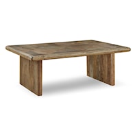 Contemporary Solid Wood Coffee Table