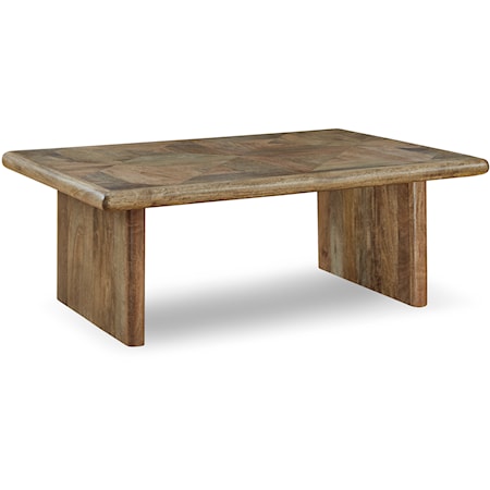 Contemporary Solid Wood Coffee Table