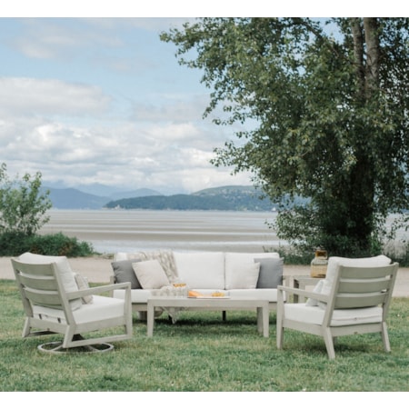 Complete Classic Slat-Back Conversation Set