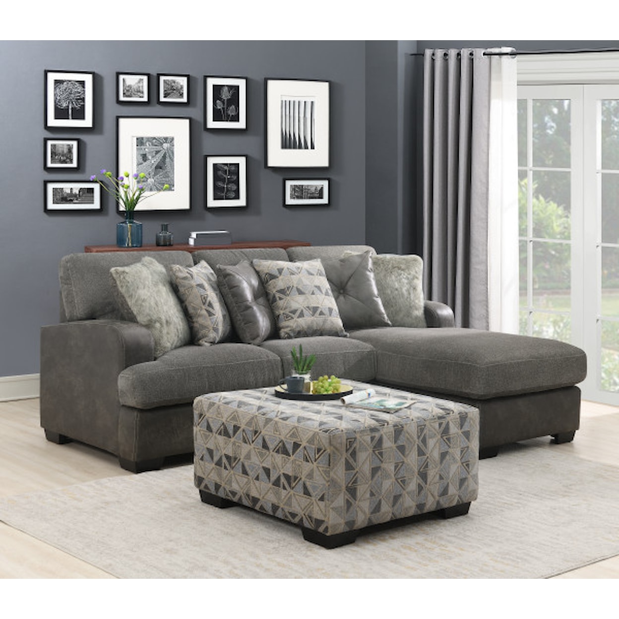 Emerald Berlin 2-Piece RSF Chaise Sectional