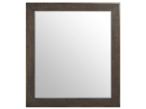 Transitional Mirror with Beveled Edge