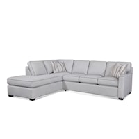 Transitional 2-Piece Bumper Sectional