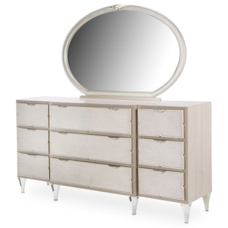 Oval Dresser Mirror