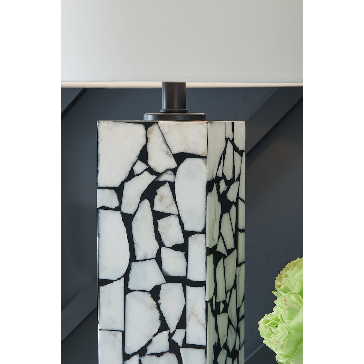 Ashley Furniture Signature Design Macaria Marble Table Lamp