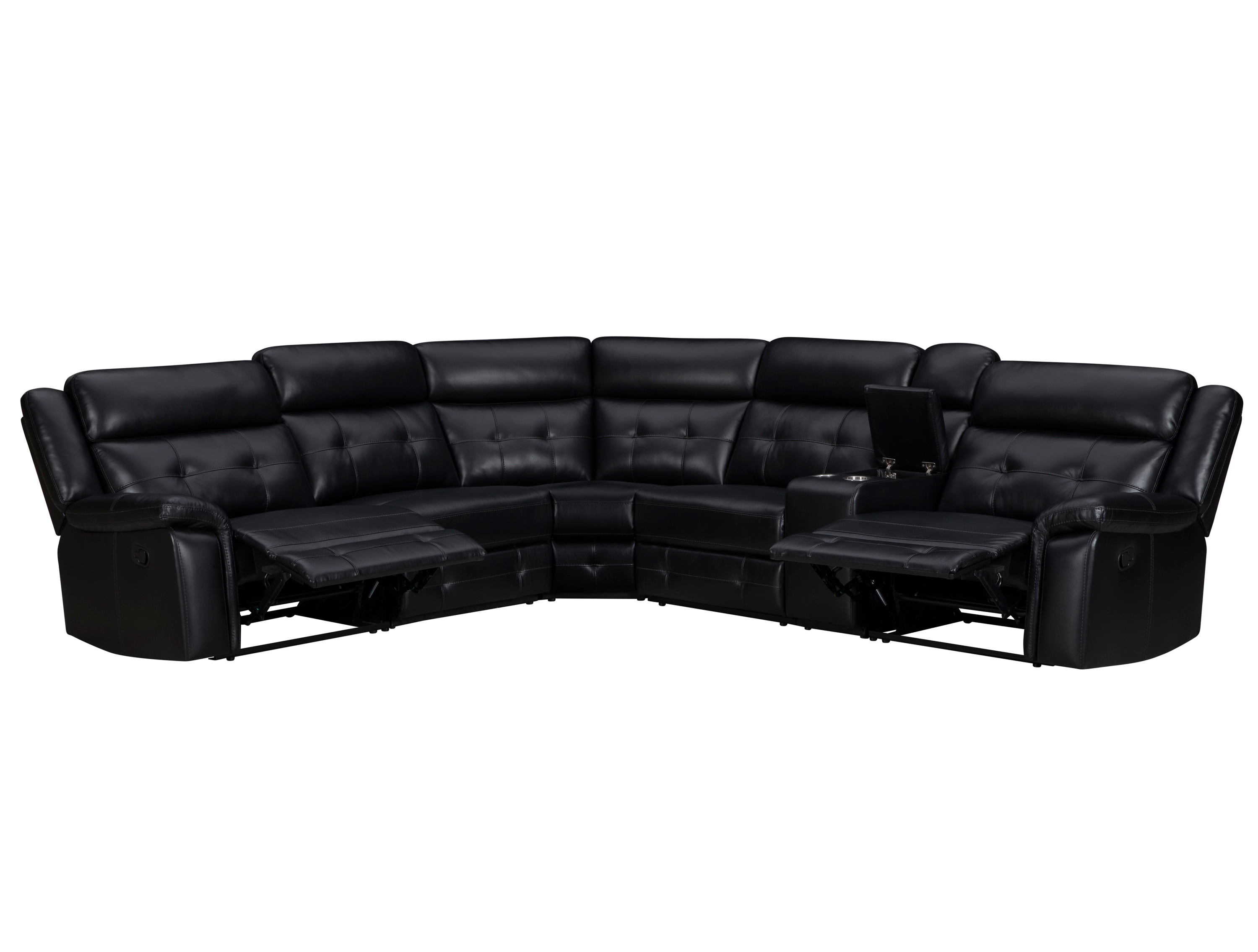 6-Piece Manual Reclining Sectional Sofa