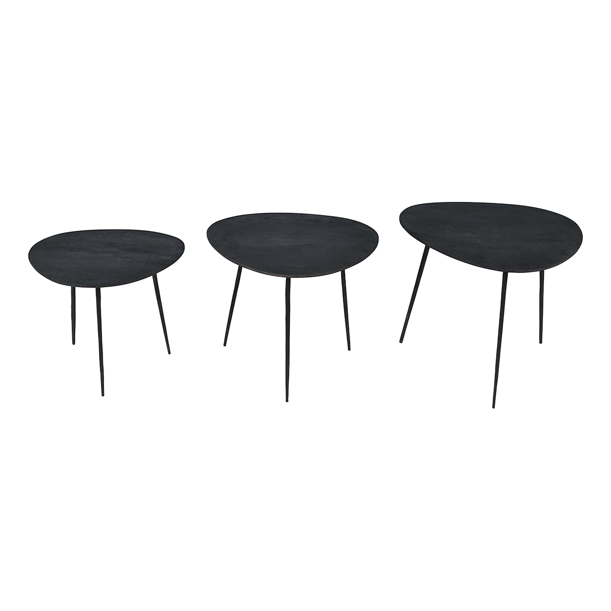 Jofran Reeves Nesting Table - Set of 3 - Black