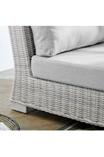 Modway Conway Sunbrella® Outdoor Patio Wicker Rattan 7-Piece Sectional Sofa Set