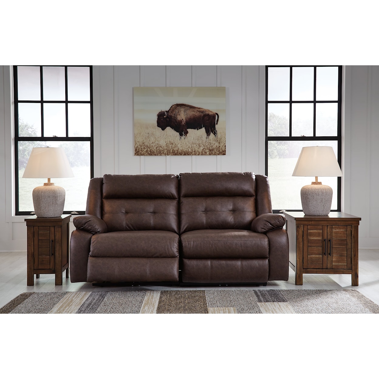 Signature Design by Ashley Punch Up 2-Piece Power Reclining Loveseat