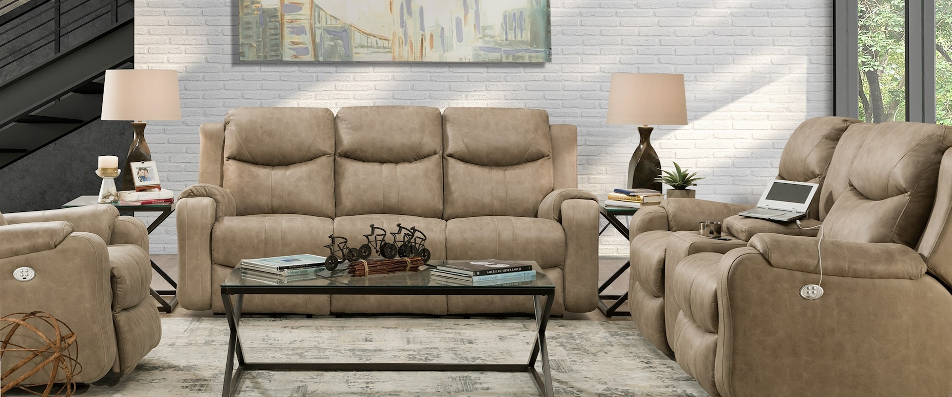 Power Reclining Living Room Group