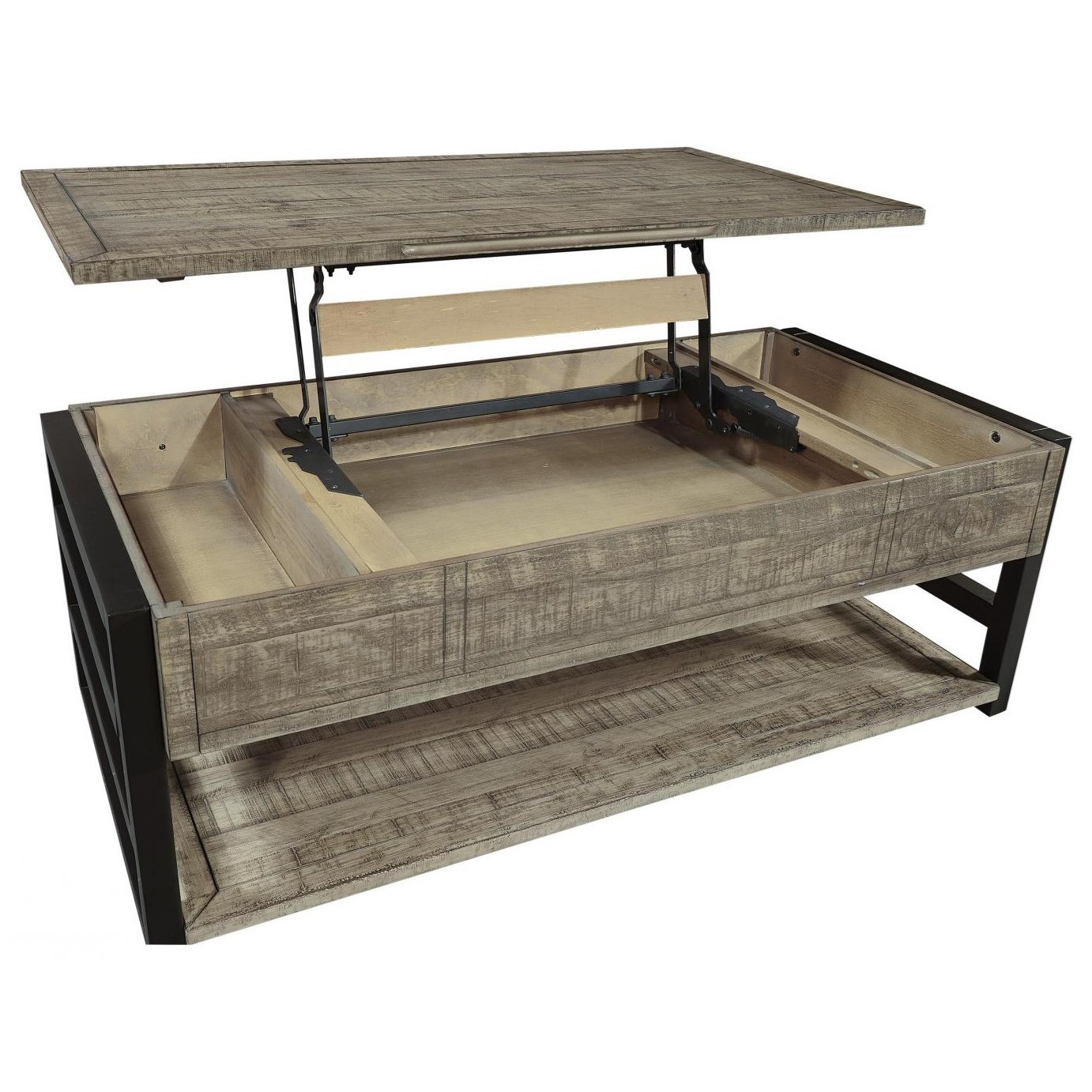 Aspenhome Grayson 1374741 Rustic Lift Top Cocktail Table Dunk