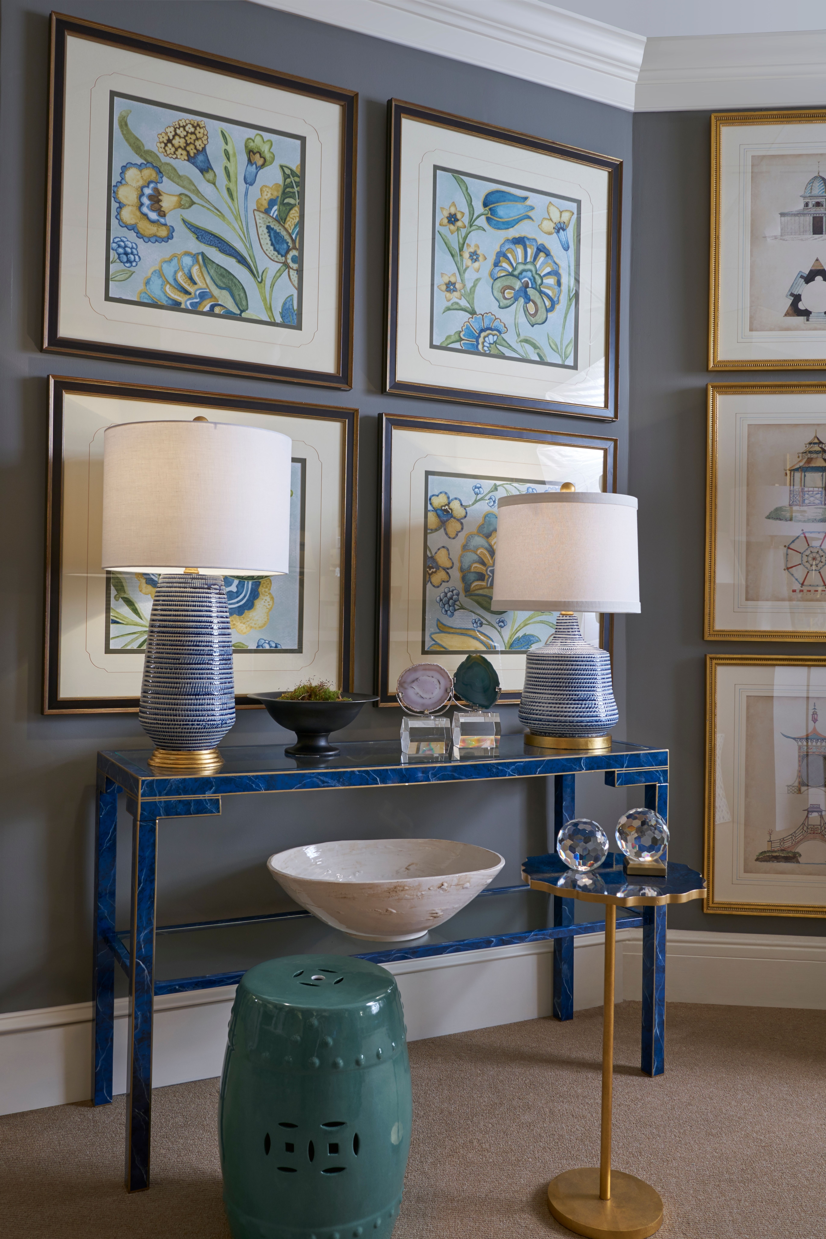 Chelsea House Chelsea House Misc Beehive Lamp - Blue