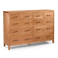 10 Drawer Dresser with 2 Blanket Drawers