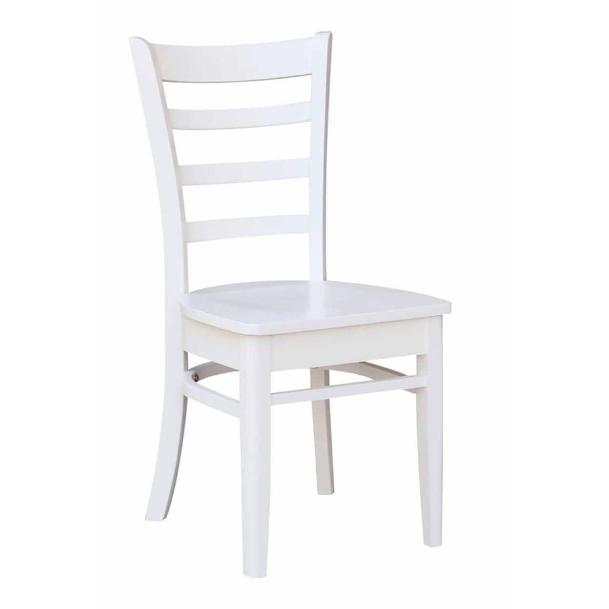 Carolina Dinette Hampton Emily Chair (RTA) in Pure White