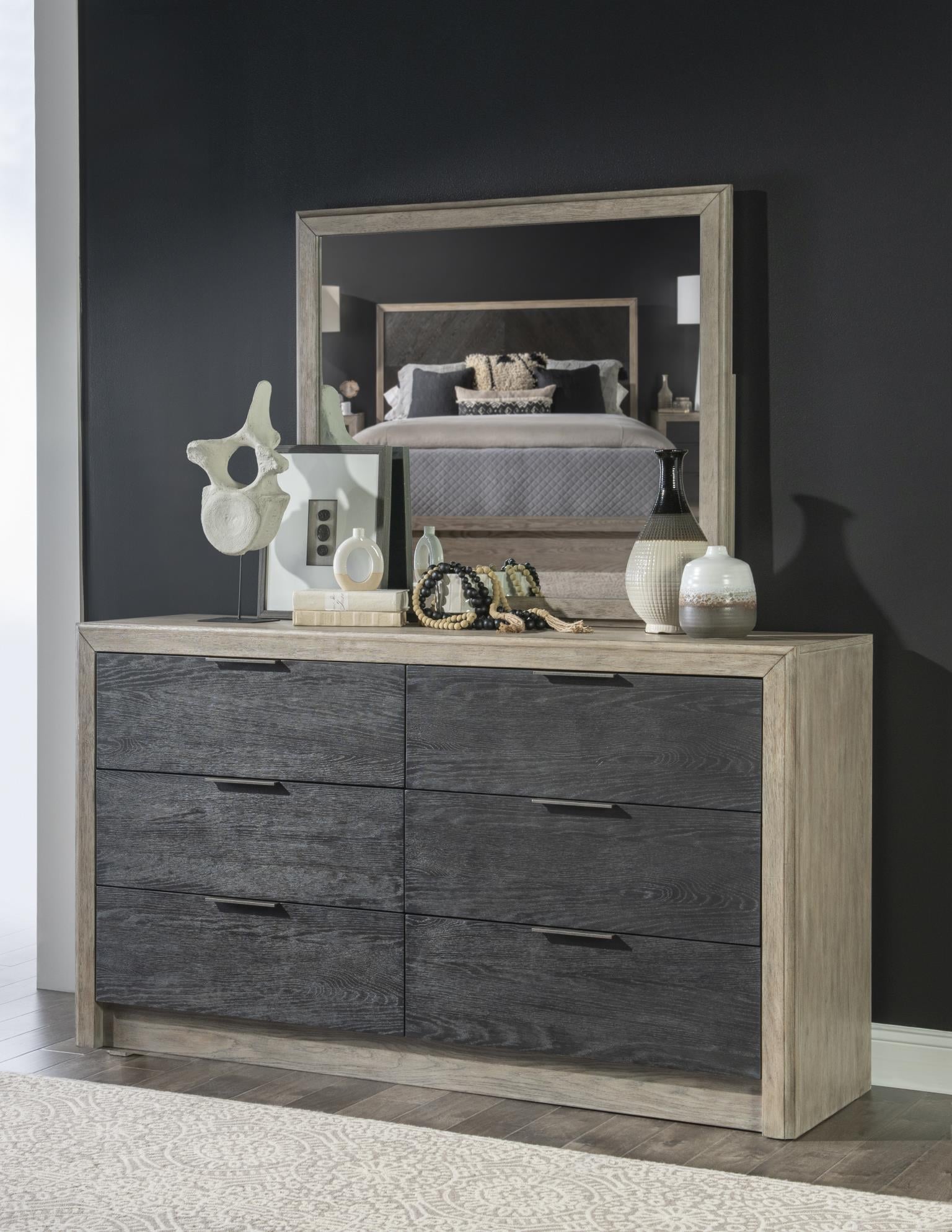 6-Drawer Dresser and Mirror Set