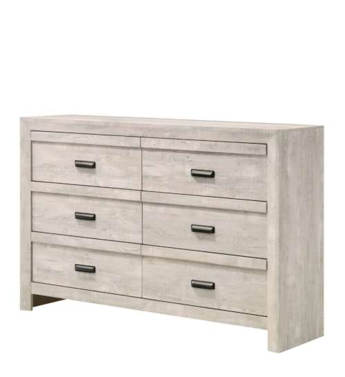 Valor Rustic 6-Drawer Dresser