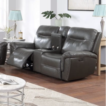 Leather Loveseat