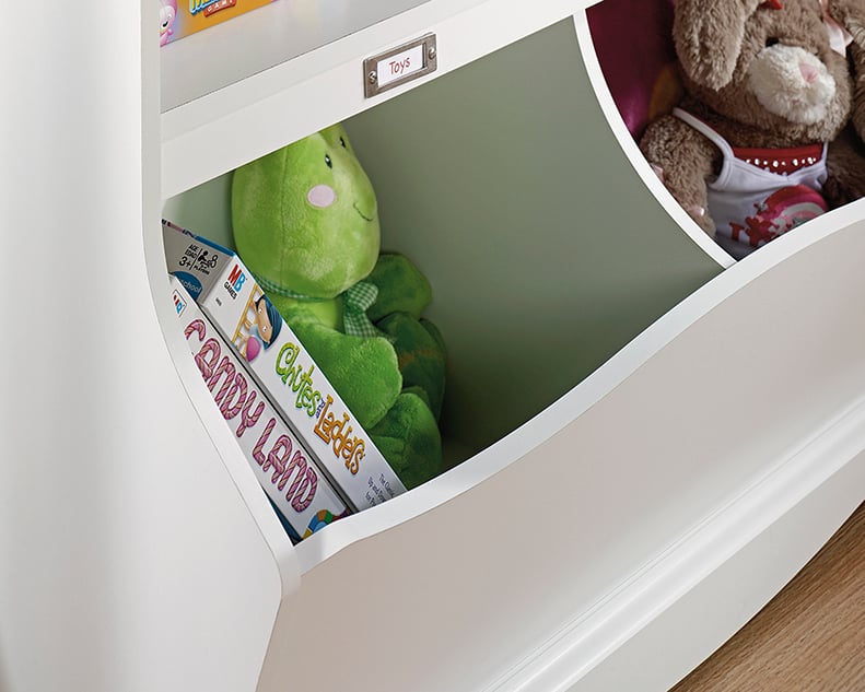 Bookcase with Cubby Storage