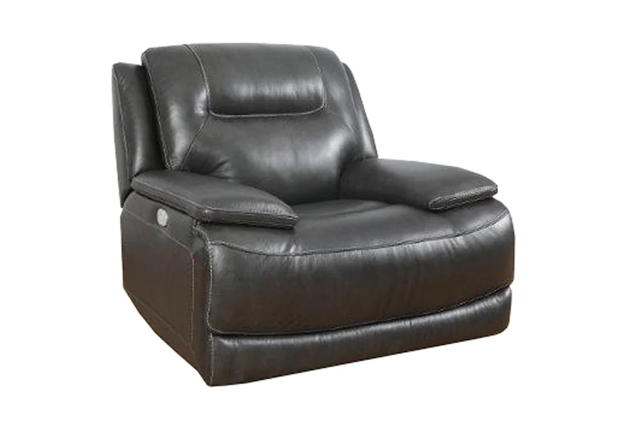 Colossus - Napoli Grey Power Recliner by Paramount Living at Reeds Furniture