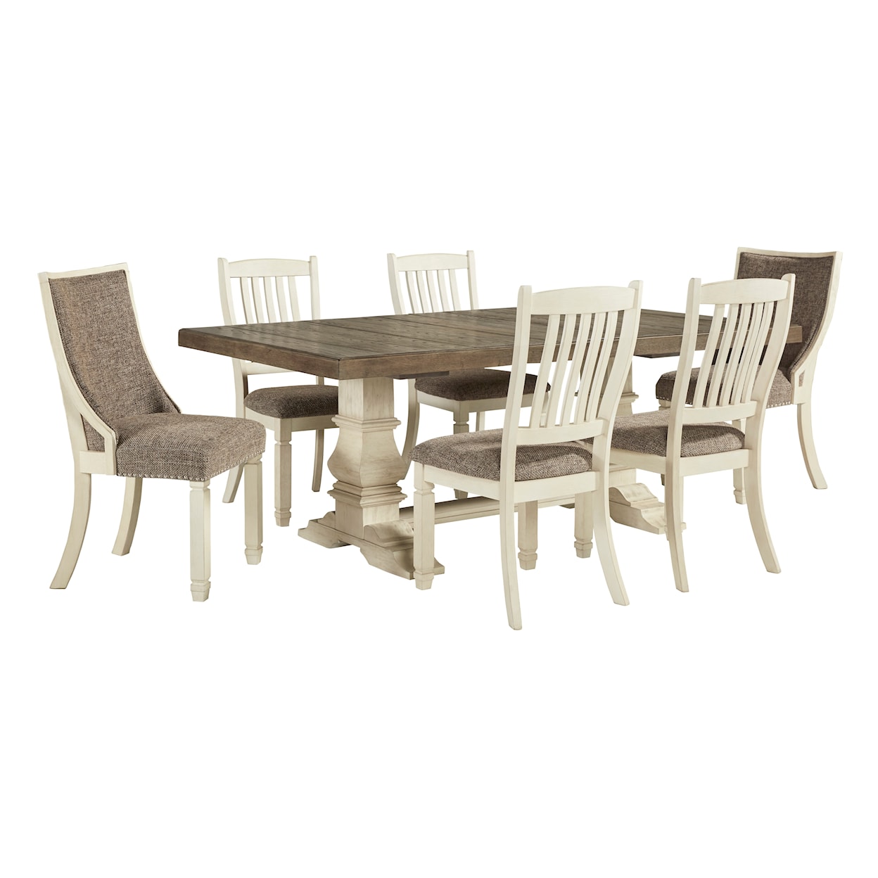 Benchcraft Bolanburg 7-Piece Dining Set