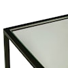 Accentrics Home Accents End Table with Glass Top