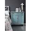 Accentrics Home Accents French Country Distressed Blue Door Chest