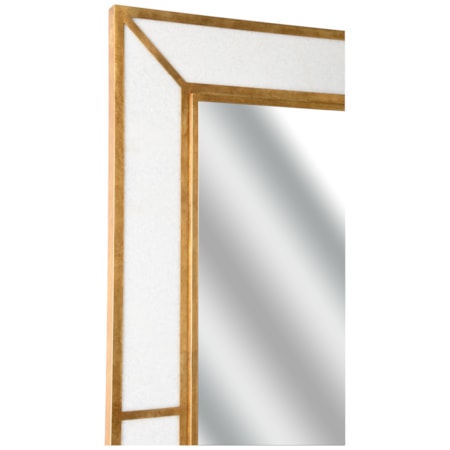 Madison Marbleized Mirror - Brass