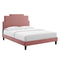 Performance Velvet Twin Platform Bed