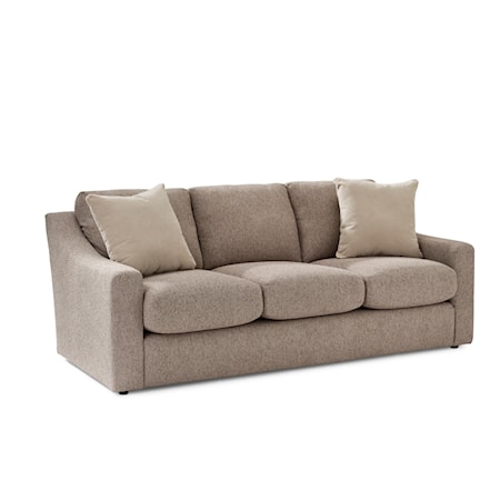 Queen Memory Foam Stationary Sofa Sleeper