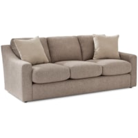 Contemporary Sofa with 2 Pillows