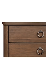 Wynwood, A Flexsteel Company Bellevue Transitional 3-Drawer Nightstand with Outlets