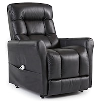 Contemporary Power Lift Chair with Rolled Arms