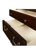 New Classic Emilie Traditional 7-Drawer Chest w/ Acanthus Leaf Embellishments