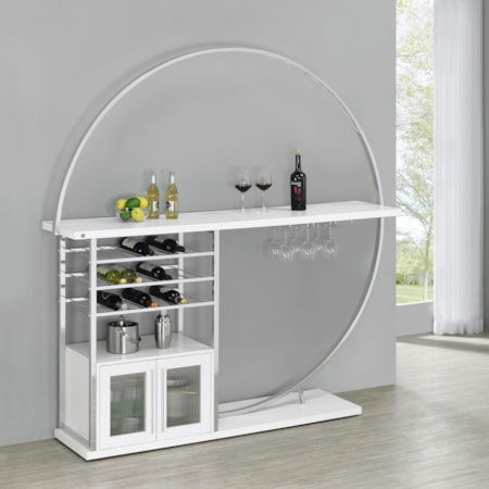 CIRCLE LIGHT WHITE BAR | .