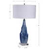 Uttermost Table Lamps Blue Table Lamp