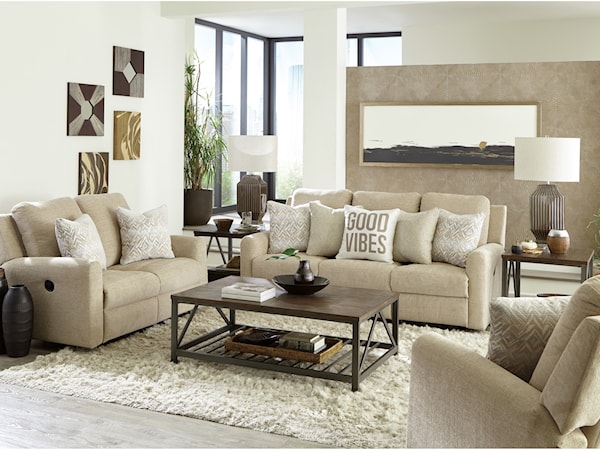 Power Reclining Living Room Group